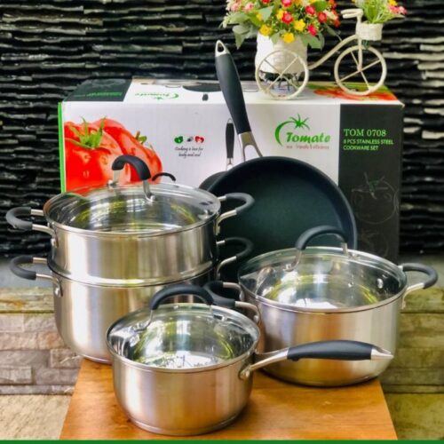 Bộ nồi Inox Tomate TOM 0708 5 Ảnh bộ nồi Inox Tomate TOM 0708