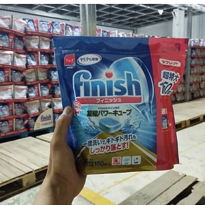 Viên rửa bát Finish Nhật túi 150 viên 6 Ảnh thực tế viên rửa bát Finish Nhật túi 150 viên