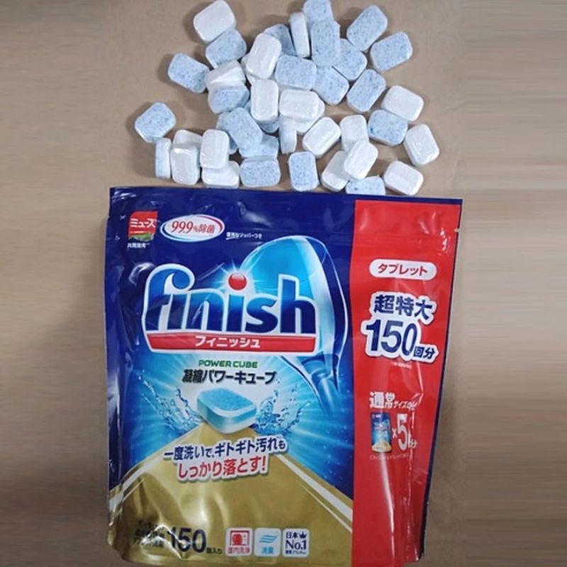 Viên rửa bát Finish Nhật túi 150 viên 5 Ảnh viên rửa bát Finish Nhật túi 150 viên
