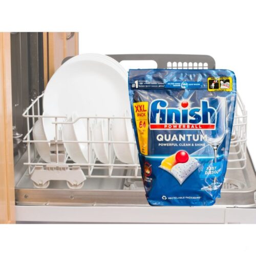 Viên rửa bát Finish Quantum túi 64 viên 10 Ảnh viên rửa bát Finish Quantum túi 64 viên
