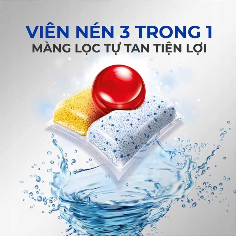 Viên rửa bát Finish Quantum All In One túi 21 viên 5 Viên rửa bát Finish Quantum All In One túi 21 viên
