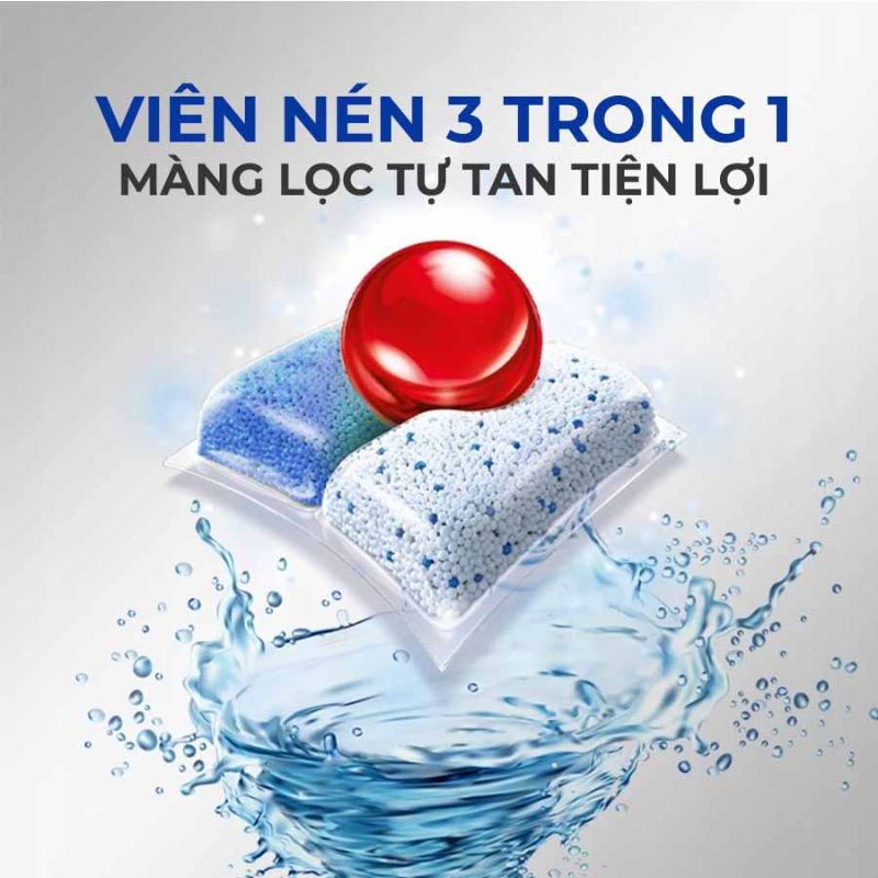 Viên rửa bát Finish Ultimate Plus túi 33 viên 6 Viên rửa bát Finish Ultimate Plus túi 33 viên