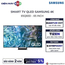 Smart Tivi QLED Samsung 4K 65 Inch QA65Q60D