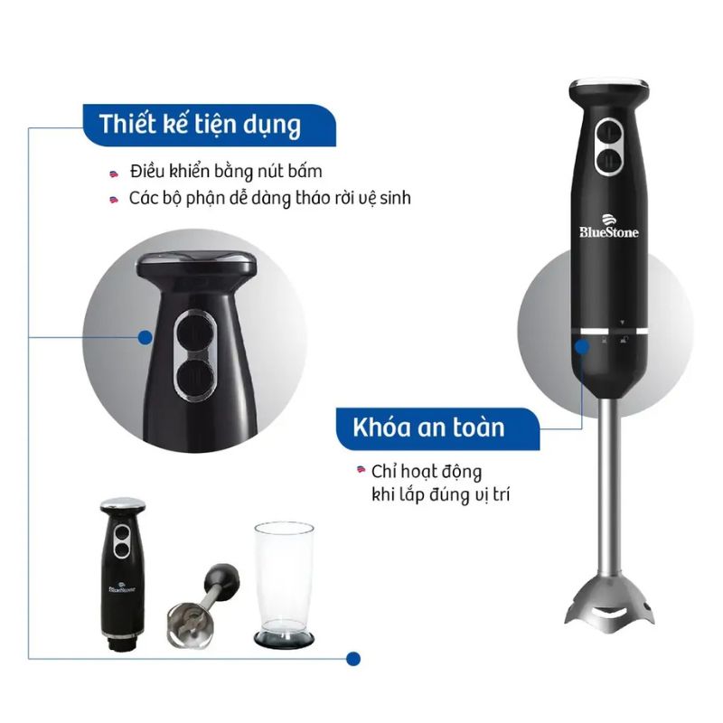 Máy xay sinh tố cầm tay Bluestone BLB-5216 600W 4 Ảnh máy xay sinh tố cầm tay Bluestone BLB-5216 600W