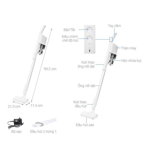 Máy hút bụi không dây Panasonic MC-SB33JW046 7 Chi tiết máy hút bụi không dây Panasonic MC-SB33JW046