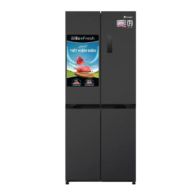 Tủ Lạnh 4 cánh Multi Doors Inverter 430 Lít Casper RM-430PB 3 Tủ Lạnh 4 cánh Multi Doors Inverter 430 Lít Casper RM-430PB