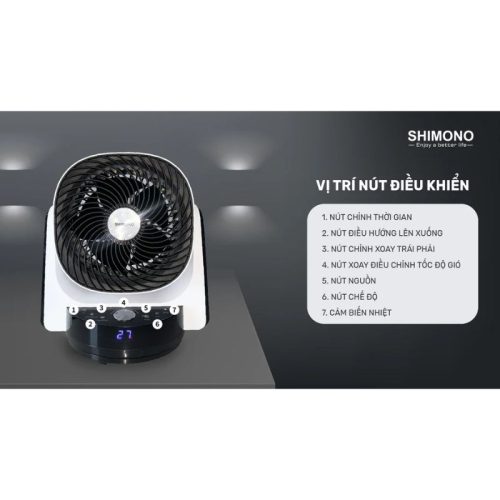 Quạt tuần hoàn Shimono SH-9028 7 Hình ảnh quạt tuần hoàn Shimono SH-9028