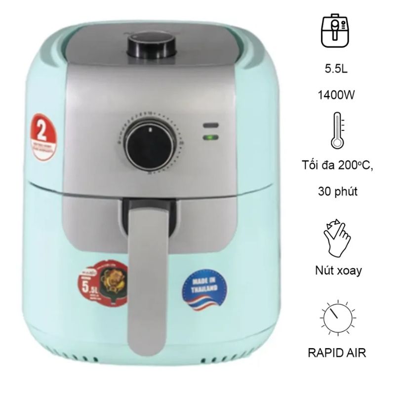 Nồi chiên nướng không dầu Magic AC-101 3 Nồi chiên nướng không dầu Magic AC-101