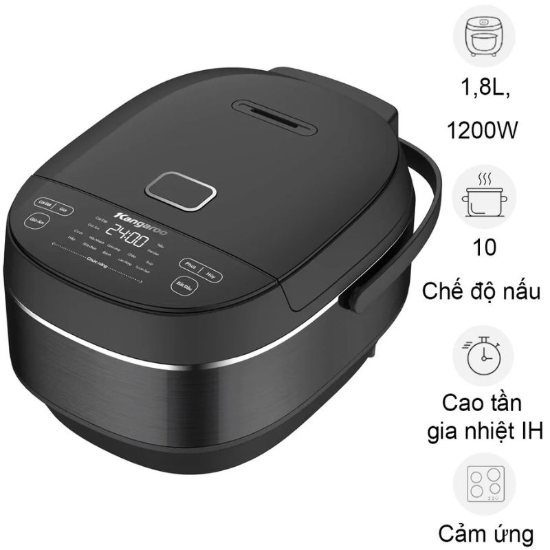 Nồi cơm điện cao tần Kangaroo KG18RIH1 1.8 Lít 3 Nồi cơm điện cao tần Kangaroo KG18RIH1 1.8 Lít