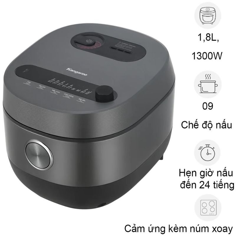 Nồi cơm điện cao tần Kangaroo KG18RIH2 1.8 Lít 2 Nồi cơm điện cao tần Kangaroo KG18RIH2 1.8 Lít