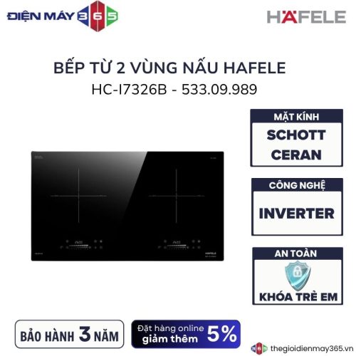 Bếp từ Hafele HC-I7326B 533.09.989