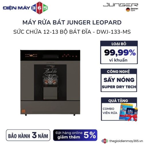 Máy rửa bát Junger LEOPARD-DWJ-133-MS