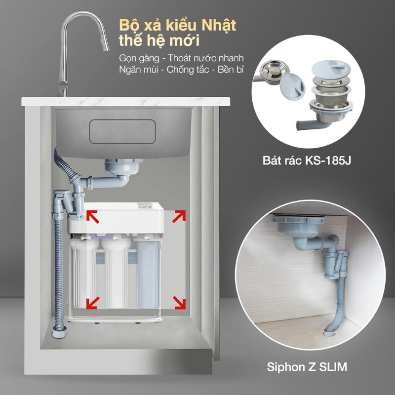 Chậu rửa bát Kluger KH8048FS – S80 8 Ảnh lắp đặt Kluger KH8048FS – S80