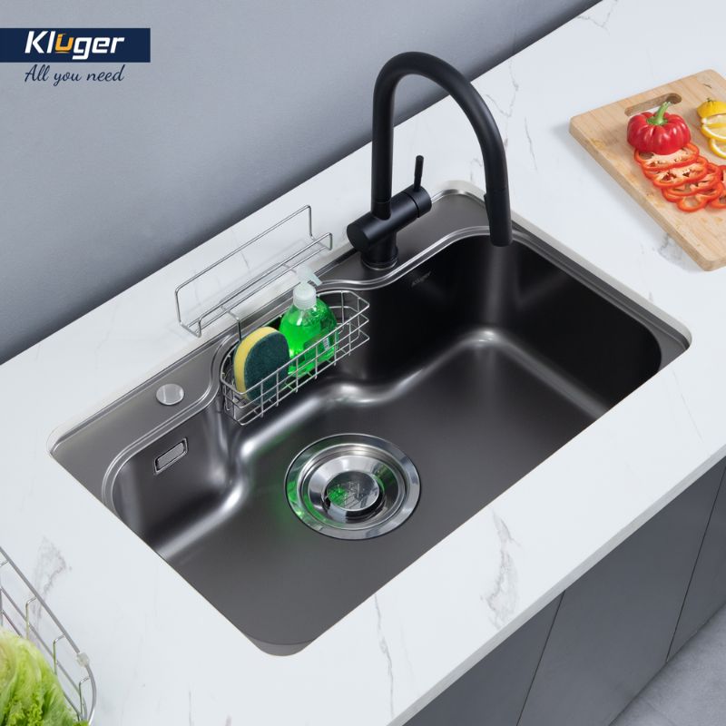 Chậu rửa bát Kluger KT8050FB – S80 7 Ảnh thực tế Kluger KT8050FB – S80