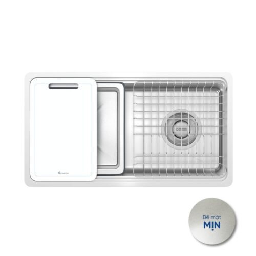 Chậu rửa bát inox 1 hố Konox TARI 780SM