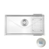 Chậu rửa bát inox 1 hố Konox TARI 870SM 2 chau rua bat inox 1 ho konox tari 870sm