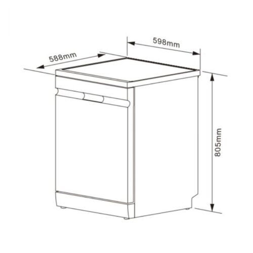 Máy rửa bát Kocher X15S 8 kich thuoc may rua bat kocher x15s