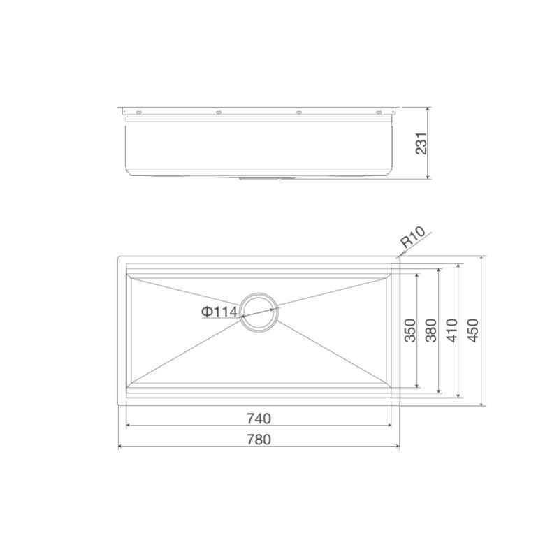 Chậu rửa bát Malloca Slide MS781 5 Chậu rửa bát Malloca Slide MS781 - Ảnh 3
