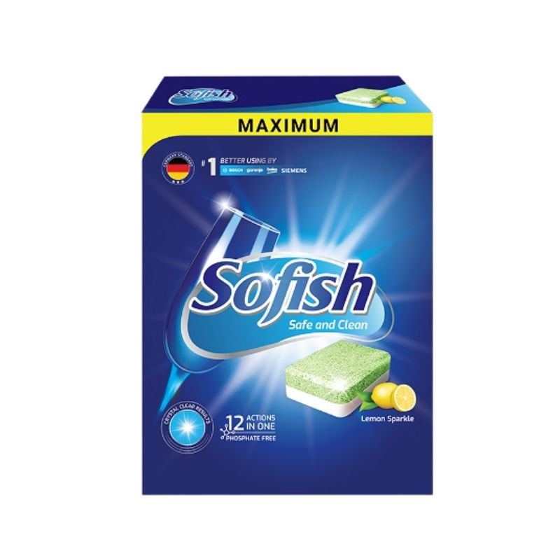 Viên rửa bát sofish hộp 70 viên rửa 3 Viên rửa bát sofish hộp 70 viên rửa