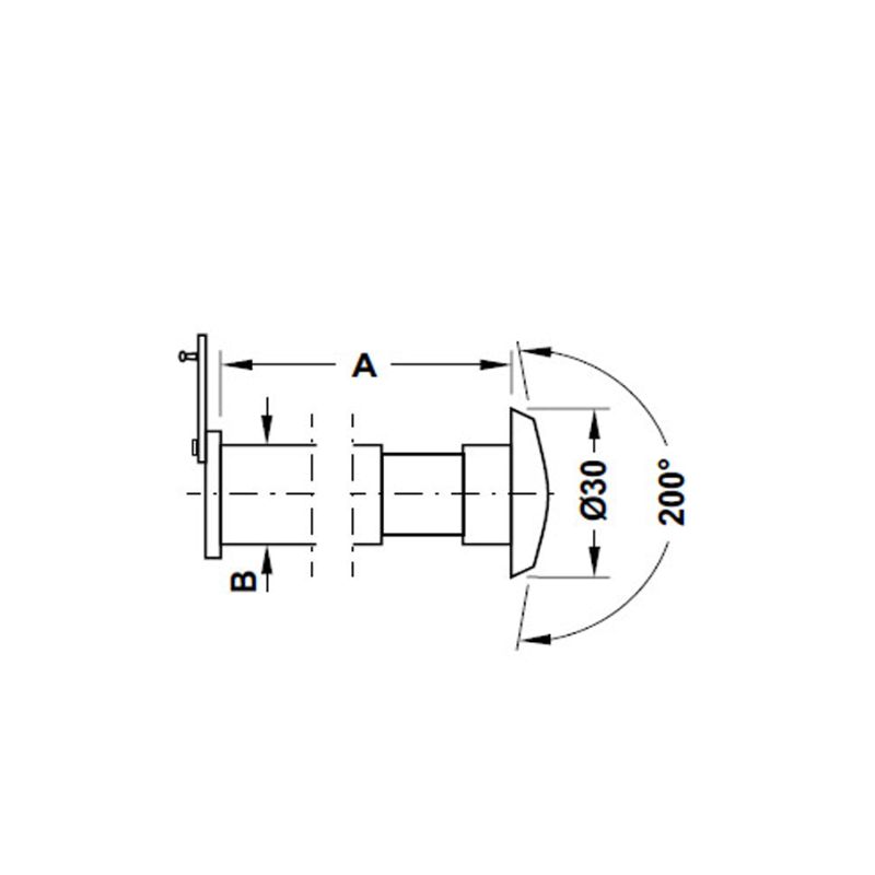 Mắt thần Hafele 959.00.094 4 Mắt thần Hafele 959.00.094 - Ảnh 2