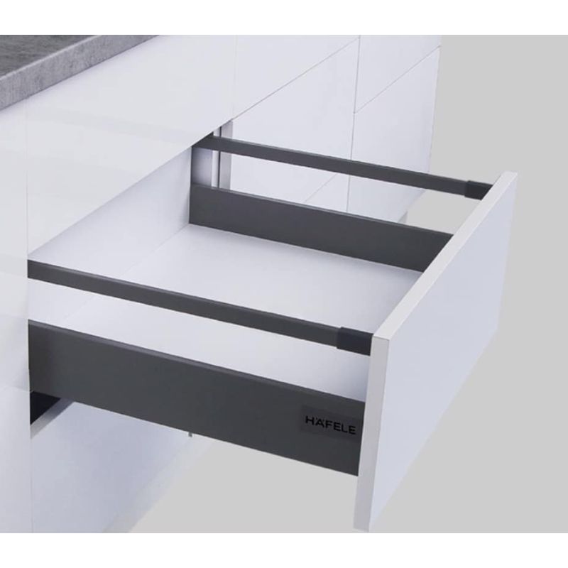 Ray Hộp Alto-S Nhấn Mở H80mm Hafele 552.55.323 4 Ảnh Ray Hộp Alto-S Nhấn Mở H80mm Hafele 552.55.323