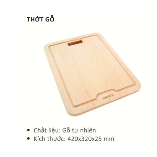 Thớt gỗ Hafele 567.25.929 – Bền bỉ 5 Ảnh Thớt gỗ Hafele 567.25.929 – Bền bỉ