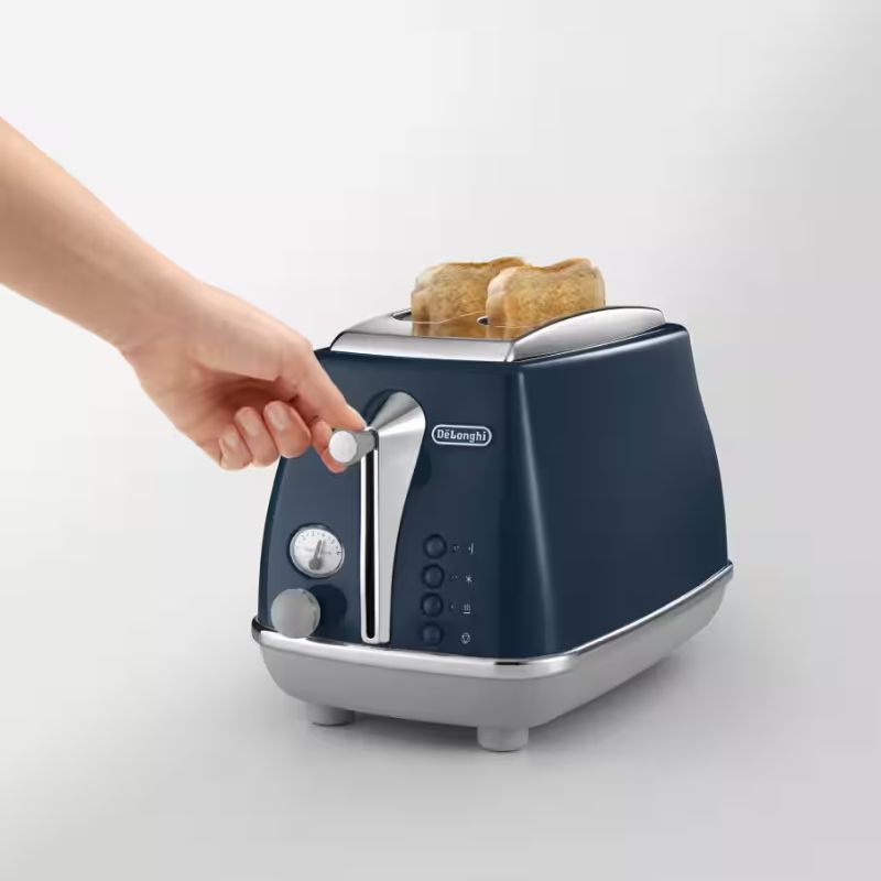 Máy nướng bánh mì Delonghi CTOC2103.BL 6 Ảnh thực tế Máy nướng bánh mì Delonghi CTOC2103.BL