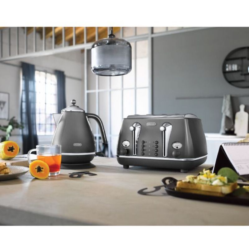 Máy nướng bánh mì Delonghi CTOT2103.GY 6 Ảnh thực tế Máy nướng bánh mì Delonghi CTOT2103.GY