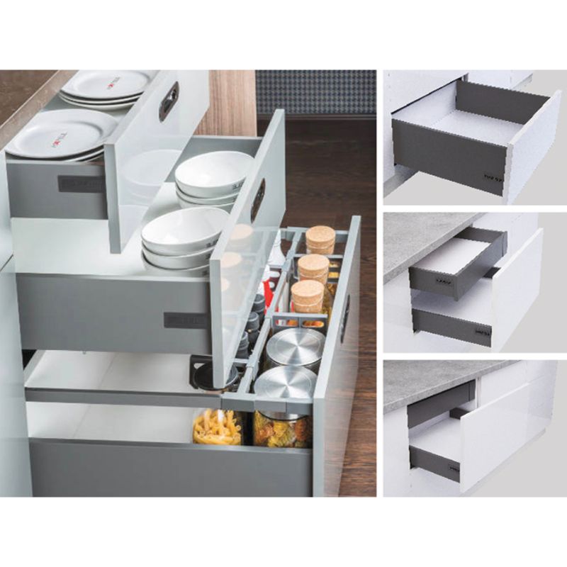 Ray Hộp Alto-S Nhấn Mở H80mm Hafele 552.55.323 5 Hình ảnh Ray Hộp Alto-S Nhấn Mở H80mm Hafele 552.55.323