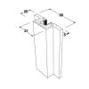 Aluflex 80 thanh nhôm bên 52H Hafele 403.75.355 1 Kích thước Aluflex 80 thanh nhôm bên 52H Hafele 403.75.355