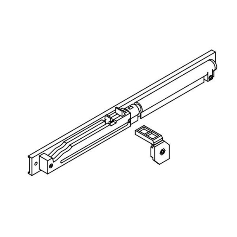 Thanh giảm chấn và tự đóng cho cửa nặng 35kg 403.50.999 4 Kích thước Thanh giảm chấn và tự đóng cho cửa nặng 35kg 403.50.999