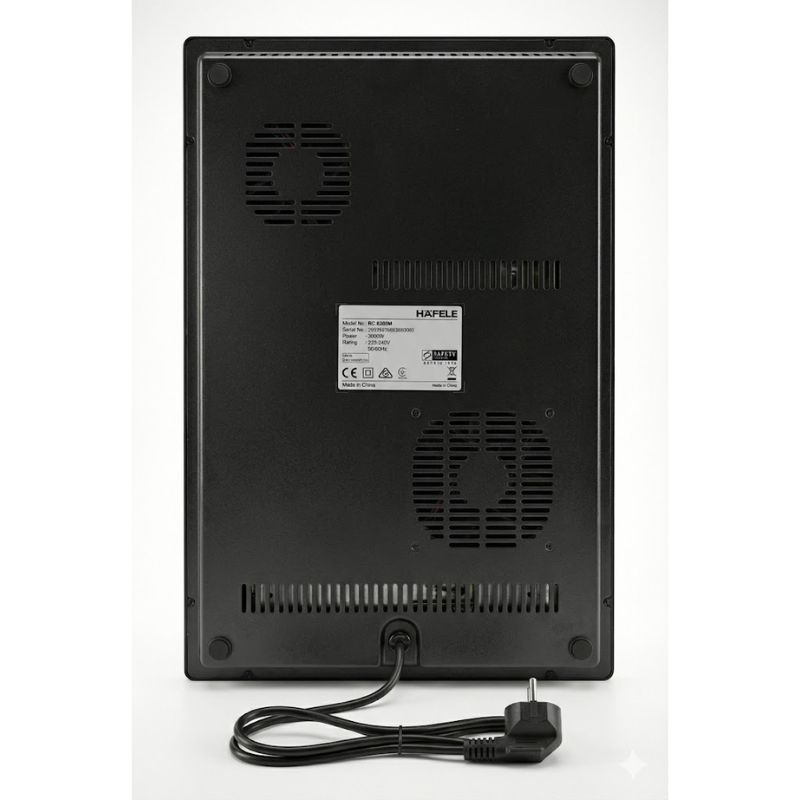 Bếp điện Hafele 536.61.860 5 Mặt sau bếp điện Hafele 536.61.860