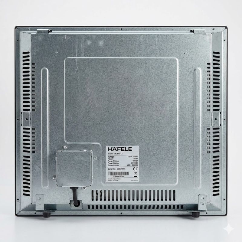 Bếp từ Hafele 536.61.912 5 Mặt sau bếp từ Hafele 536.61.912
