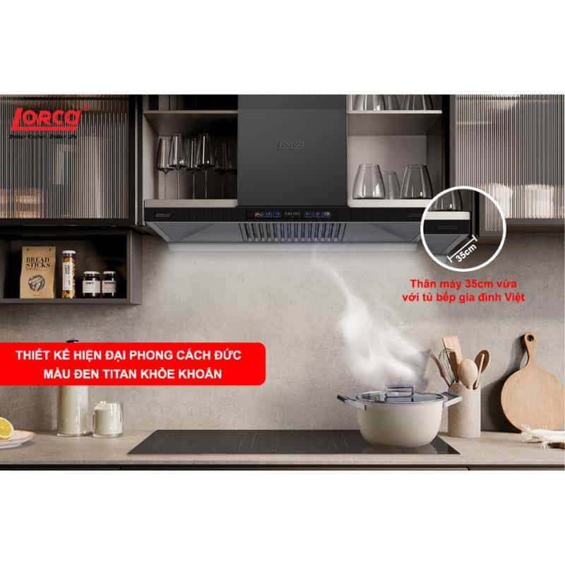 Máy hút mùi Lorca LC 3619 Premium-70 4 Máy hút mùi Lorca LC 3619 Premium-70 - Ảnh 2