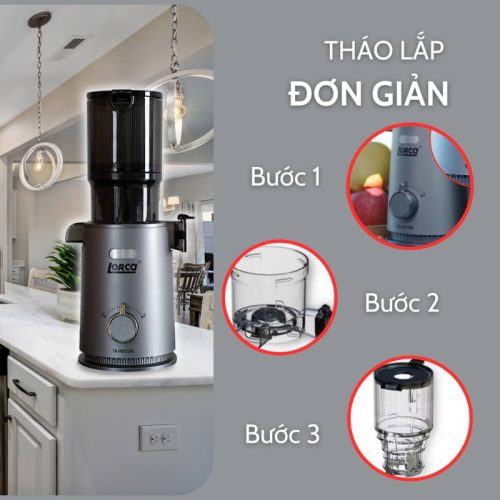 Máy ép chậm LORCA TA 955 SJG 8 cach dung may ep cham lorca ta 955 sjg
