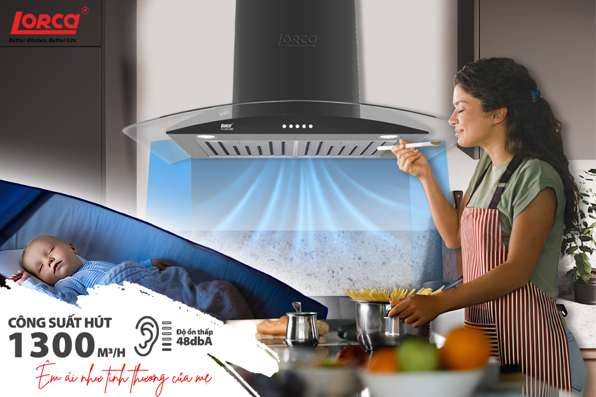 Máy hút mùi LORCA TA 2001MD-70CM 5 Máy hút mùi LORCA TA 2001MD-70CM - Ảnh 3