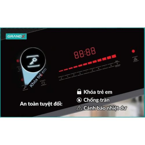 Bếp từ Grandx GX IH658SE 9 dieu khien bep tu grandx gx ih658se