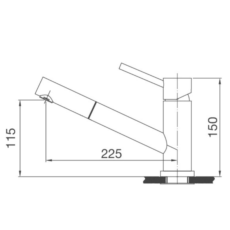 Vòi rửa chén Malloca K110SS 6 Vòi rửa chén Malloca K110SS - Ảnh 4