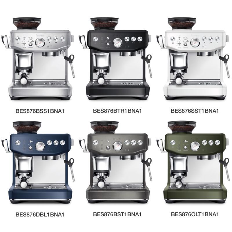Máy pha cà phê Breville BES876BSSBNA1 6 Mẫu Máy pha cà phê Breville BES876BSSBNA1