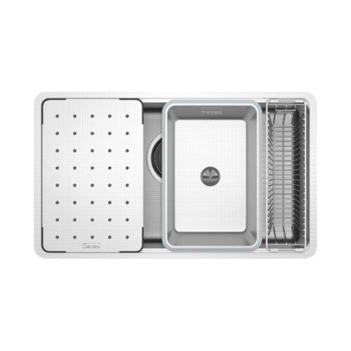 Combo 22: Chậu Konox Dekor 8044SU + Vòi Kluger KLF0030S 9 Chậu rửa bát Konox Dekor 8044SU
