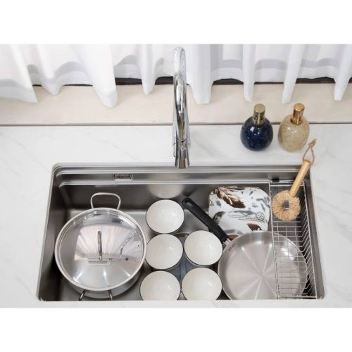 Combo 19: Chậu Kluger KG7644FS Basic + Vòi Kluger KLF0030S 12 Hình ảnh chậu rửa bát Kluger KG7644FS Basic