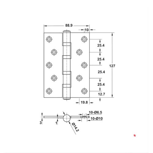 kich thuoc ban le la diy hafele 489 05 025 127x89x3mm 4bb sss