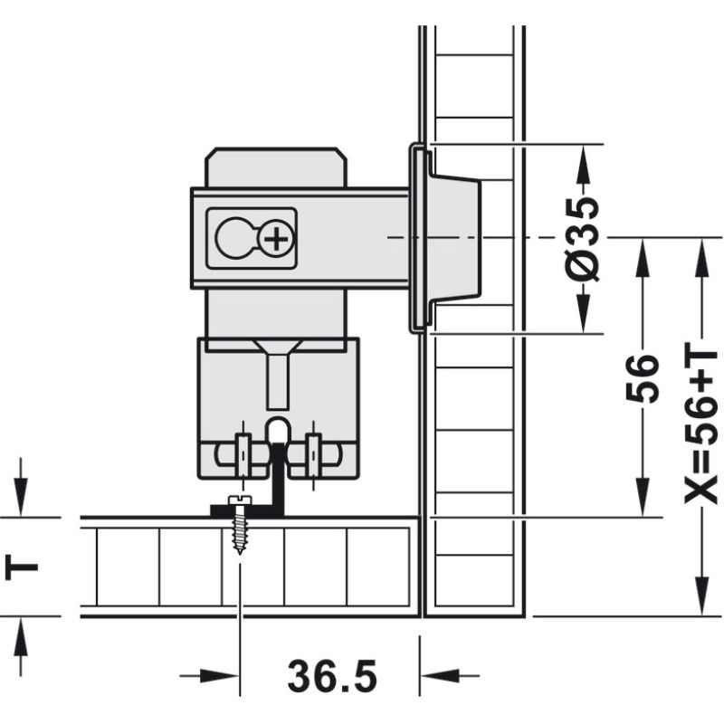 Bộ cửa xếp trượt F-Fold61 50A Hafele 409.36.037 7 Bộ cửa xếp trượt F-Fold61 50A Hafele 409.36.037 - Ảnh 5