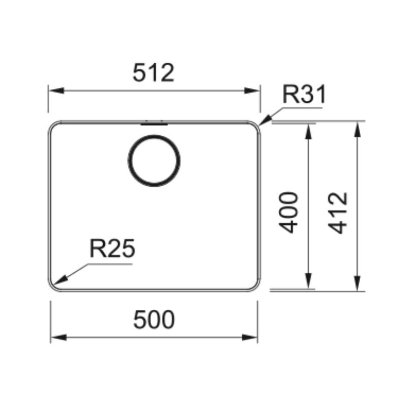 Chậu rửa chén Franke MYX 210-50 6 Chậu rửa chén Franke MYX 210-50 - Ảnh 4