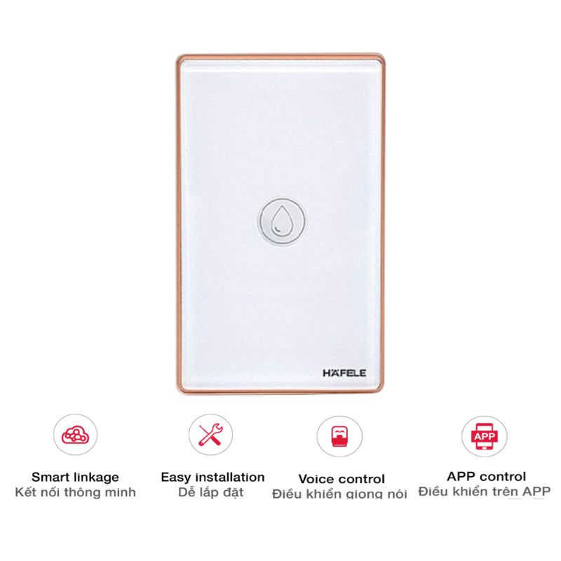 Công tắc nóng lạnh thông minh HSL-WHS01W Hafele 820.71.011 4 Công tắc nóng lạnh thông minh HSL-WHS01W Hafele 820.71.011 - Ảnh 2