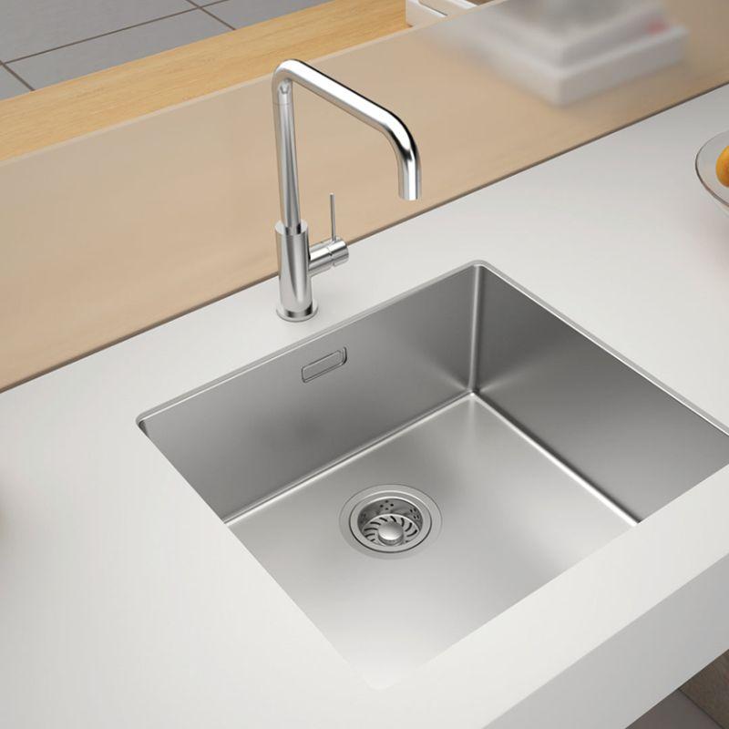 Chậu rửa chén bát inox HS24-SSN1S-490 Hafele 567.24.417 3 Ảnh chậu rửa chén bát inox HS24-SSN1S-490 Hafele 567.24.417