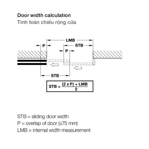 chieu dai phu kien cua truot slido telescopic 80kg hafele 940 81 140