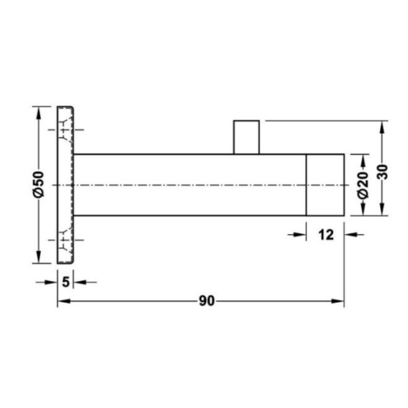 Chặn cửa gắn tường Hafele 937.13.553 4 Chặn cửa gắn tường Hafele 937.13.553 - Ảnh 2