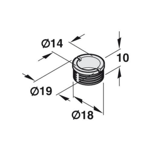 Vòng đệm cho khóa burget Hafele 911.61.065 7 kich thuoc vong dem cho khoa burget hafele 911 61 065