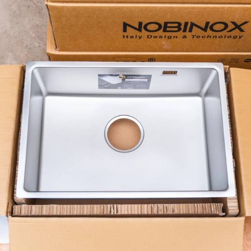 Chậu rửa bát 1 hố Nobinox LISA NN645S 5 Chậu rửa bát 1 hố Nobinox LISA NN645S - Ảnh 3